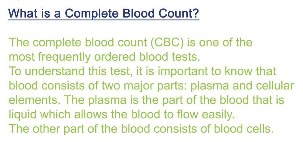 complete blood count normal ranges chart definition interpretation with differential wbc rbc mcv mch
