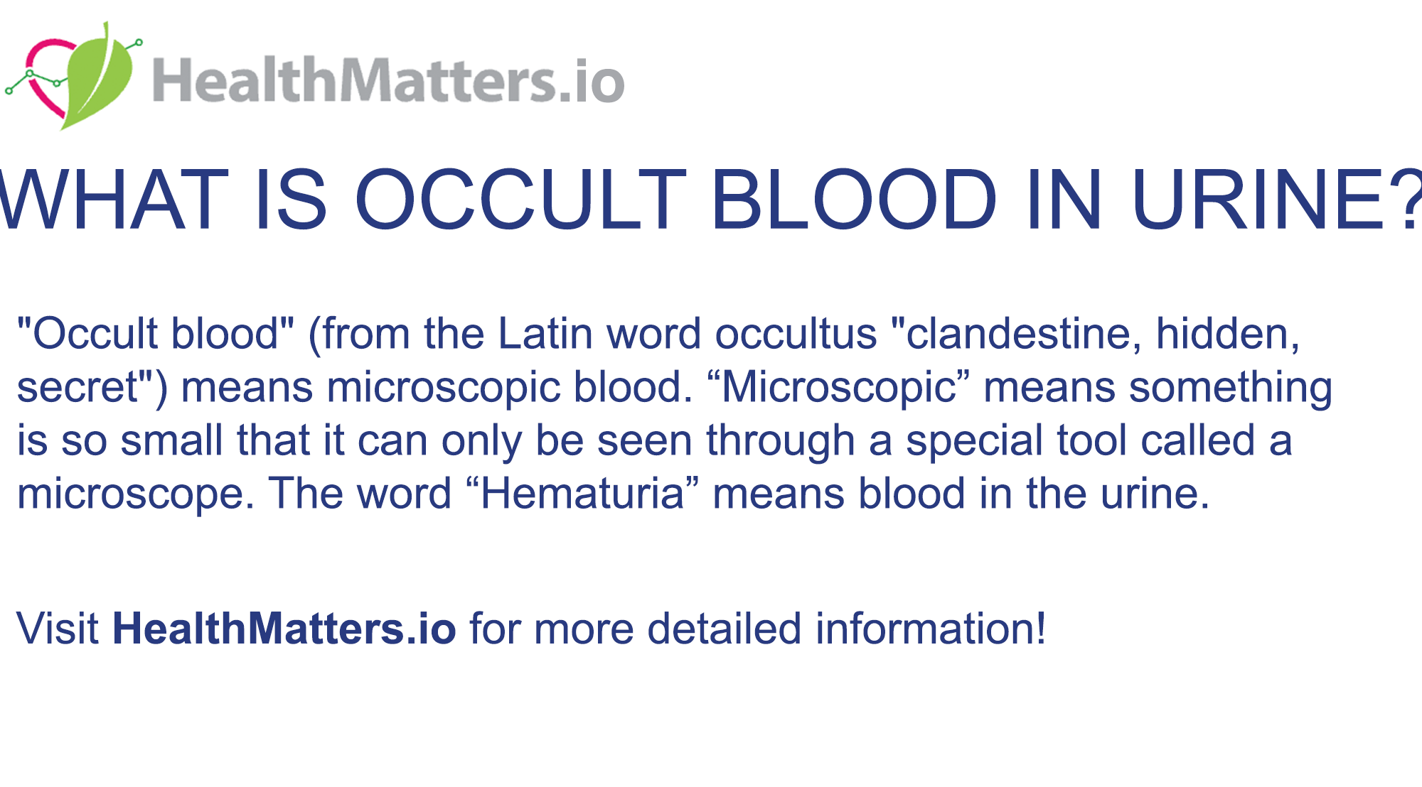 occult blood urine meaning definition positive