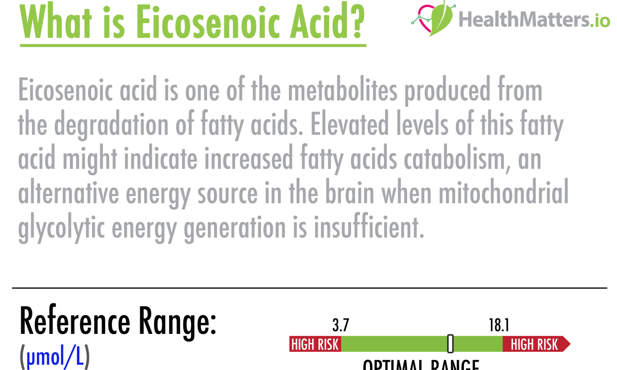 eicosenoic acid high low