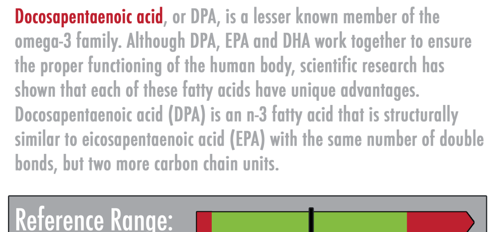 Docosapentaenoic Acid meaning high low treatment symptoms interpretation DPA EPA DHA omega-3 fatty acids sources genova pdf