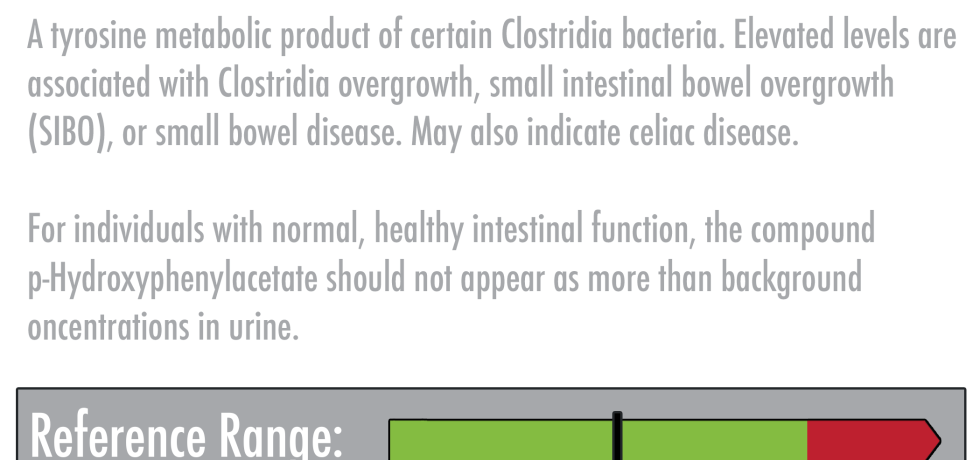 p-Hydroxyphenylacetate high meaning treatment symptoms interpretation genova organic acid test gdx pdf