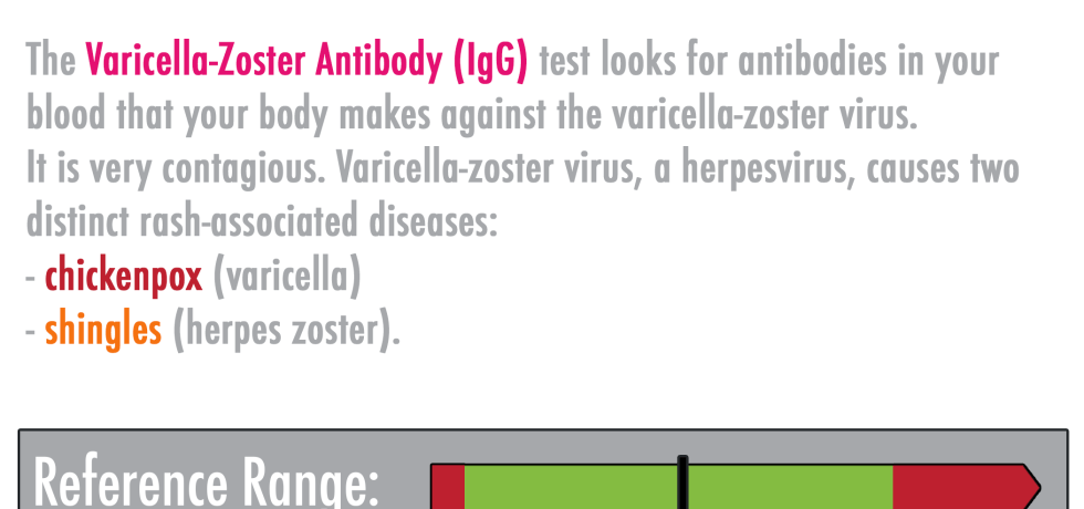 Varicella-Zoster Antibody, IgG high low chickenpox shingles meaning treatment interpretation results