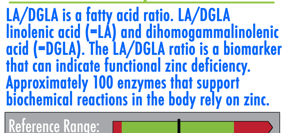 La DGLA ratio high low meaning treatment zinc deficiency genova healthmatters.io