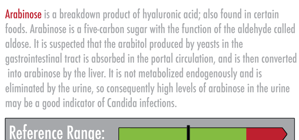 arabinose organic acids test